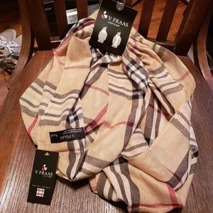 Burberry Plaid Infinity Scarf